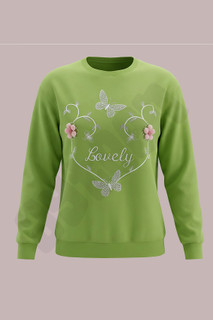 بلوز دخترانه گل و پروانه lovely