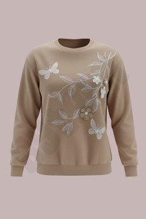 بلوز دخترانه گل و ساقه butterfly